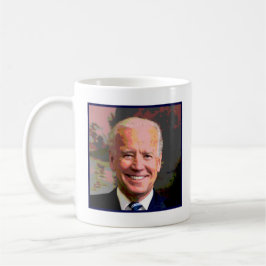 Eine Tasse Joe Kaffee-Tasse mit Bild von Joe Biden