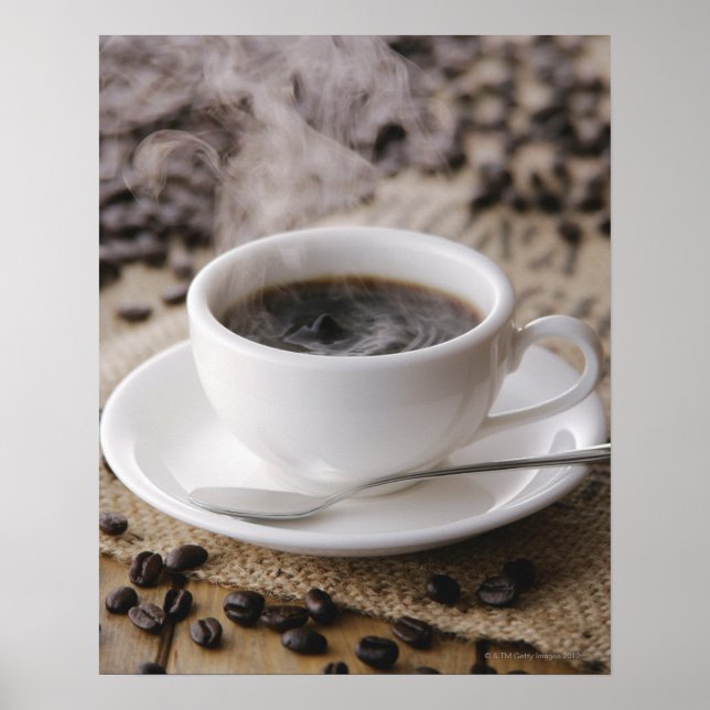 Eine Tasse Kaffee Poster (Vorne)