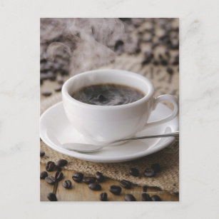 Eine Tasse Kaffee Postkarte