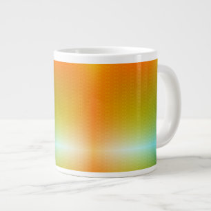 Eine Tasse mit einem farbenfrohen Farbverlauf-Desi