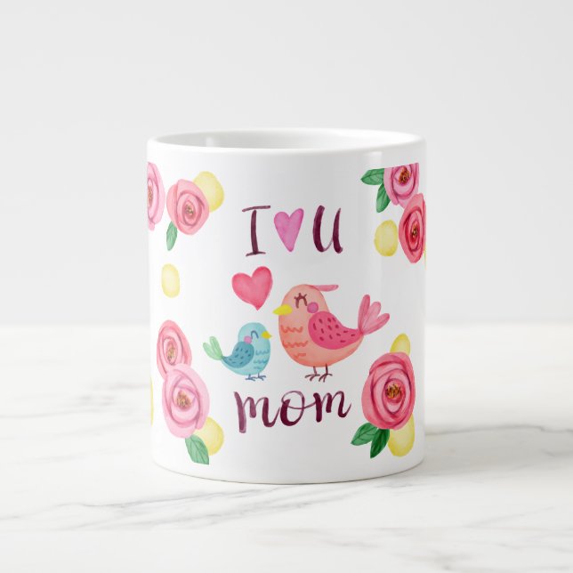 Eine Tasse Mit schönem Bild Ich Liebe Sie Mama Sho (Vorderseite)