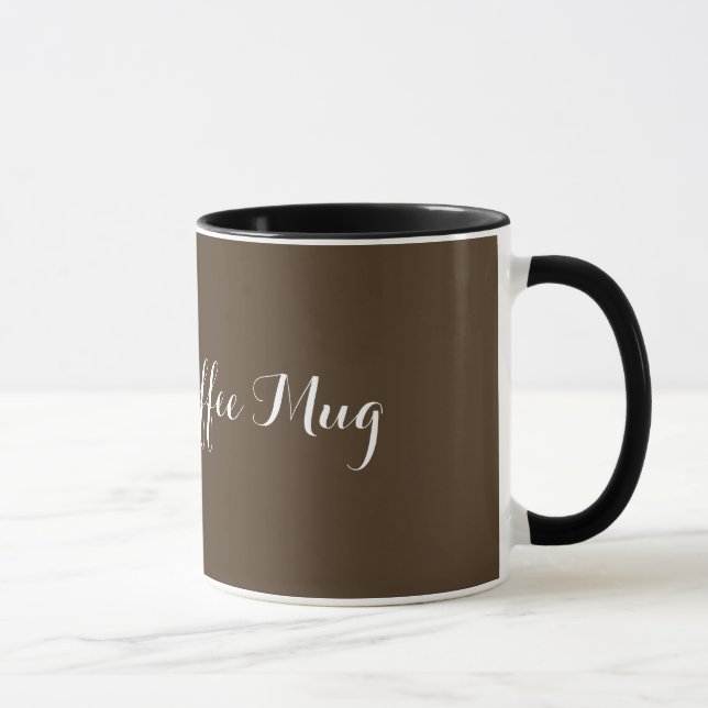 eine Tasse personalisierten schwarzen Kaffee (Rechts)
