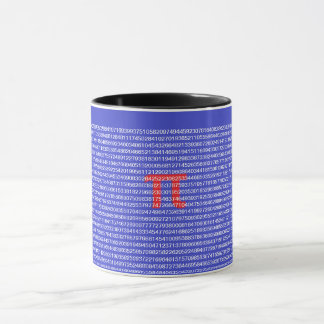 Eine Tasse PUs (π) groß für Mathe Geek in Ihrem