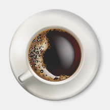 Eine Tasse schwarzen Kaffees