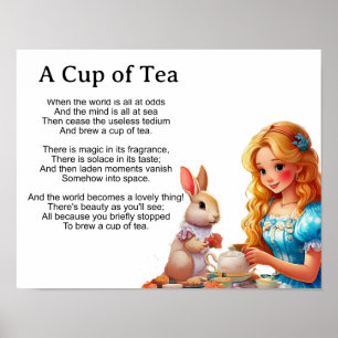 Eine Tasse Tee Poster