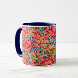 Eine Tasse von Philip Jacobs Fabric Leopard Lotus