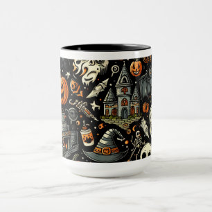 eine Tasse zu Halloween