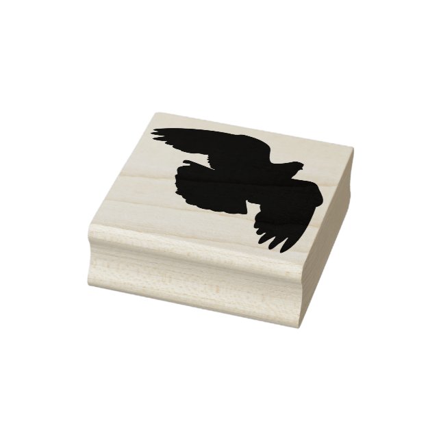 Eine Taube im Flug Gummistempel (Stempel)