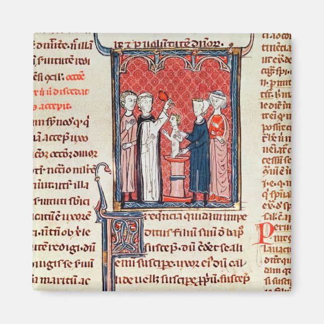 Eine Taufe aus dem "Decrets de Gratien" Magnet (Vorne)