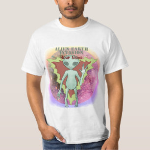 Eine TBA Alien Eine Erd-Invasion T-Shirt
