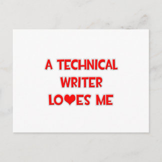 Eine technische Liebe Postkarte