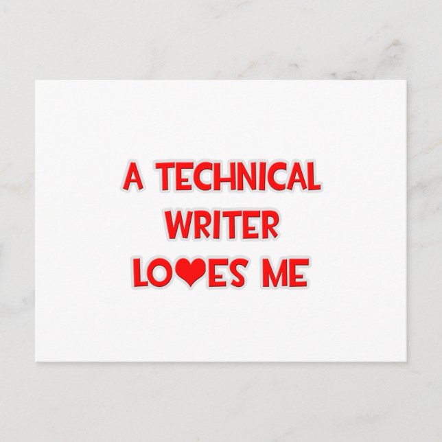 Eine technische Liebe Postkarte (Vorderseite)