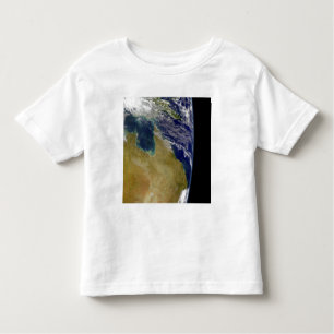 Eine teilweise Ansicht der Erde mit Australien Kleinkind T-shirt