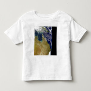 Eine teilweise Ansicht von Erde Australien zeigend Kleinkind T-shirt