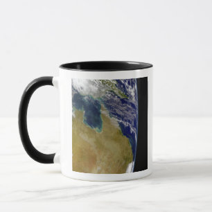 Eine teilweise Ansicht von Erde Australien zeigend Tasse