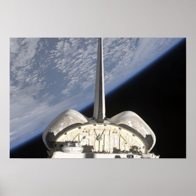 Eine teilweise Sicht auf das Space Shuttle Endeavo Poster (Vorne)