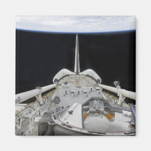 Eine teilweise Sicht auf den Space Shuttle Magnet