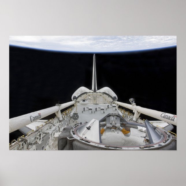 Eine teilweise Sicht auf den Space Shuttle Poster (Vorne)