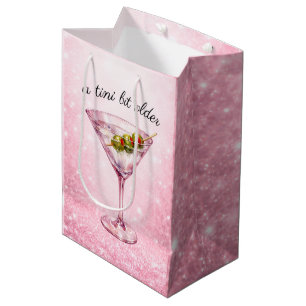 Eine Tini-Bit-ältere Damen-Geburtstagsfeier Mittlere Geschenktüte