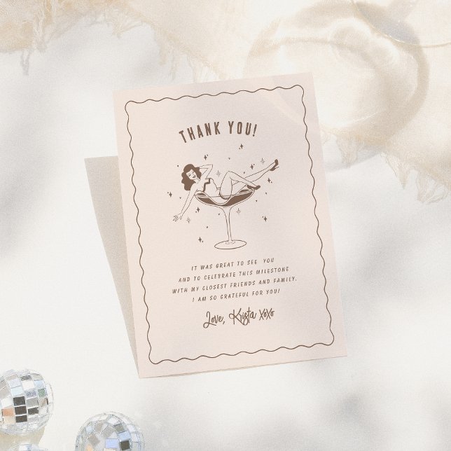 Eine Tini-Bit ältere Geburtstagsparty Dankeskarte (Von Creator hochgeladen)