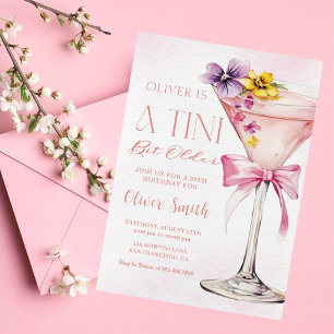 Eine Tini-Bit ältere Martini 30. Geburtstagsfeier Einladung