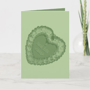 Eine "Tini"-Bit-Vintage Cake-Karte Karte