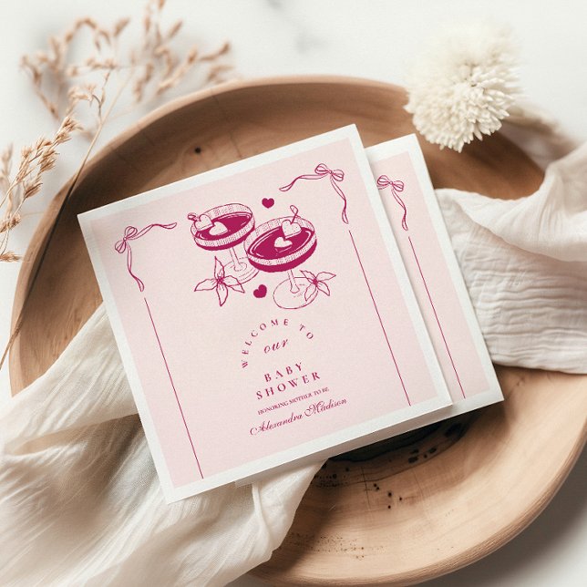 Eine Tini-Dusche ist unterwegs Serviette (Von Creator hochgeladen)