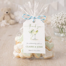 Eine Tini One Babyparty  Dankeschön Geschenkanhänger