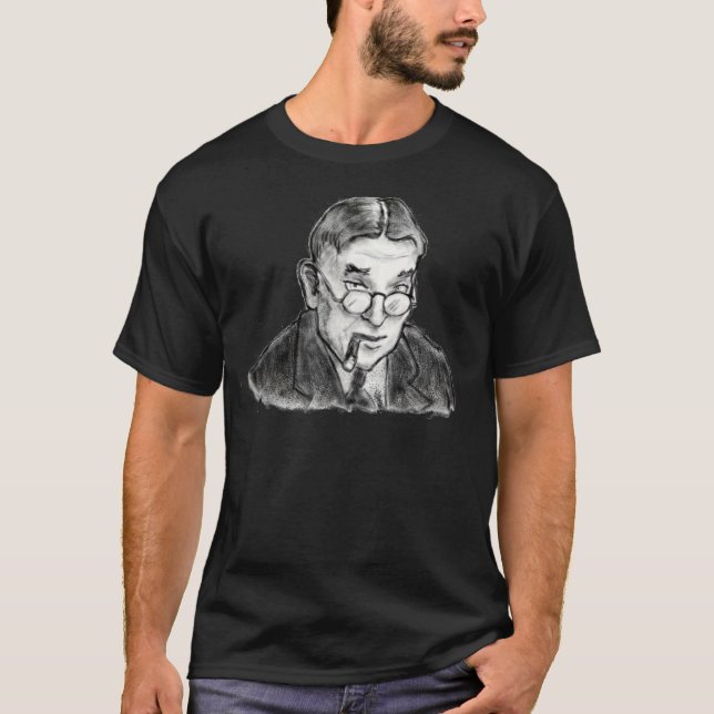 Eine Tinte skizzierte Wretch: H.L. Mencken T-Shirt (Vorderseite)