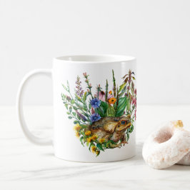 Eine Toad unter den Blume Tasse