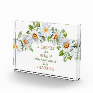 Eine Tochter ist ein Wunder Fotoblock