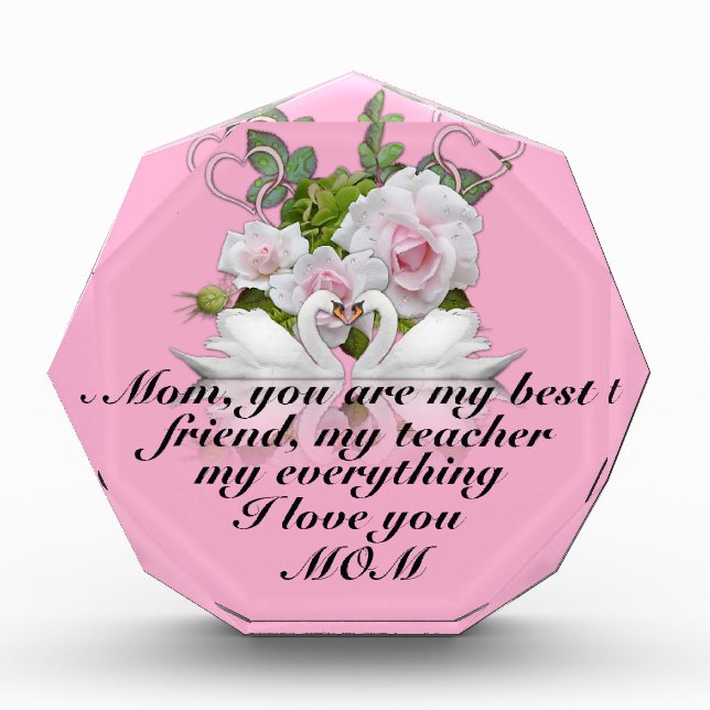 Eine Töchter Liebe für ihre Mutter Foto Block (Vorderseite)