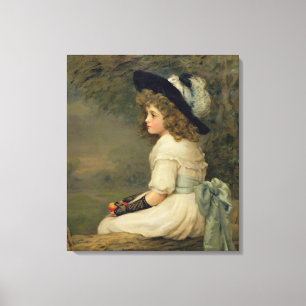 Eine Tochter von Eva, jährlich, Weihnachten, 1899 Leinwanddruck