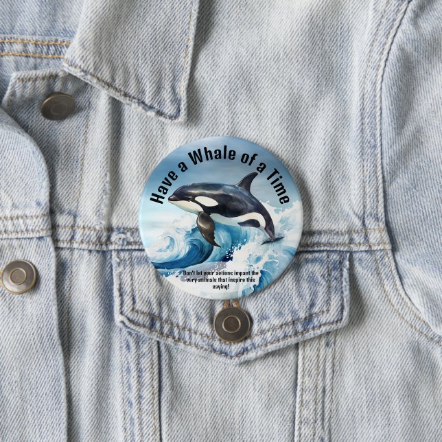 "Eine tolle Zeit haben" Schlüssel-Idiom mit Orca Button (Beispiel)