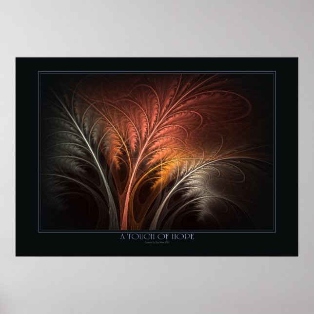 Eine Touch der Hoffnung drucken Poster (Vorne)