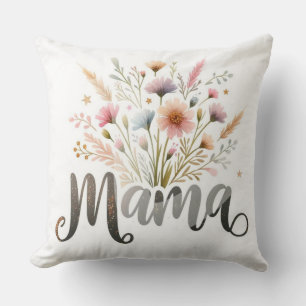 Eine Touch der Liebe der Blüten für Mama Kissen
