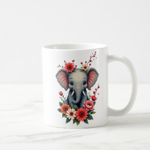 Eine Touch des Sommers: Der Babyelefant Kaffeetasse