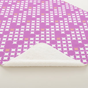 Eine Touch eleganter Sternmuster Sherpa Blanket Sherpadecke