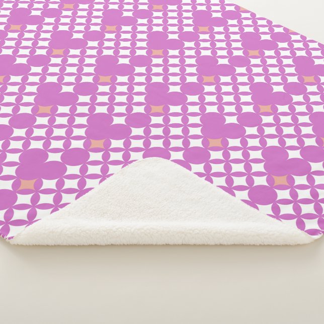 Eine Touch eleganter Sternmuster Sherpa Blanket Sherpadecke (3/4)