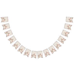 Eine Touch rosa Kissen Wimpelkette