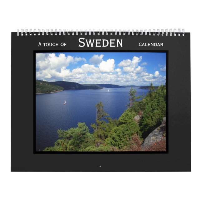 Eine Touch Schwedens: Stockholm, Göteborg, Bohuslä Kalender (Titelbild)