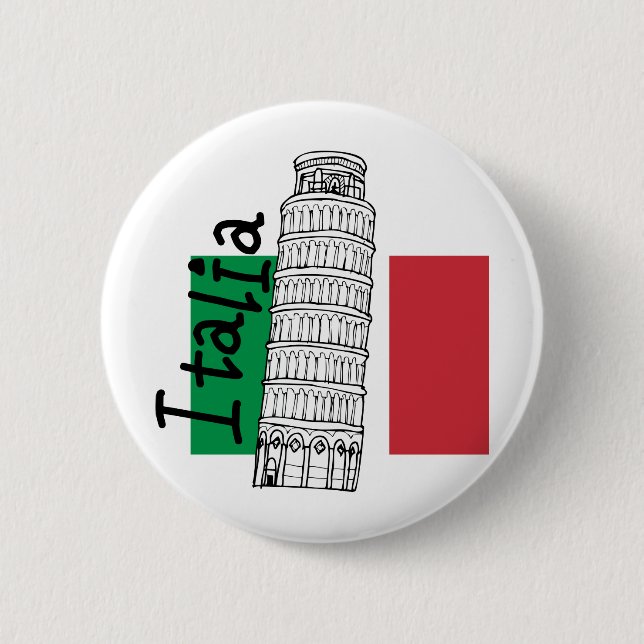 Eine Touch von Italien Button (Vorderseite)