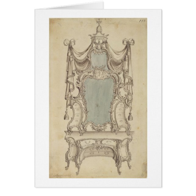 Eine "Toylet" Tabelle, vom Kabinett Direc eines (Vorne)