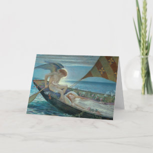 Eine Traumreise   Walter Crane Karte