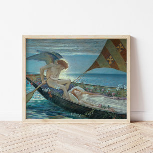 Eine Traumreise Walter Crane Poster