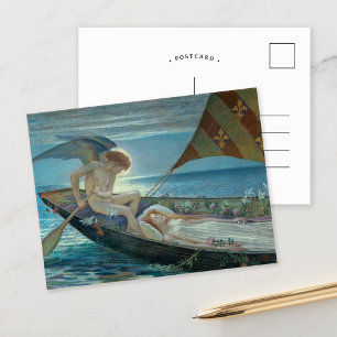 Eine Traumreise Walter Crane Postkarte