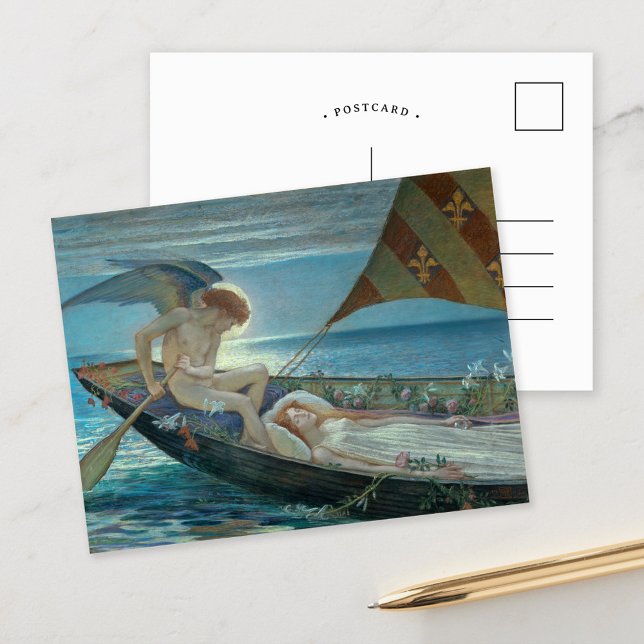 Eine Traumreise | Walter Crane Postkarte (Von Creator hochgeladen)