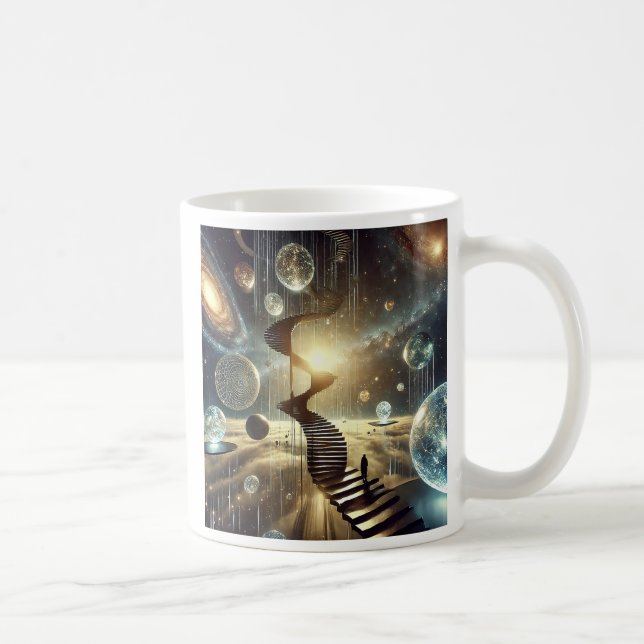 Eine Treppe durch die Unendlichkeit. Kaffeetasse (Rechts)