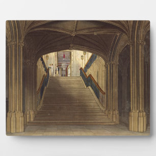 Eine Treppe, Schloss Windsor, von der 'Royal Resid Fotoplatte
