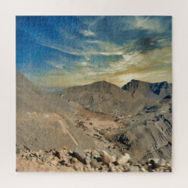 Eine trockene Landschaft Puzzle